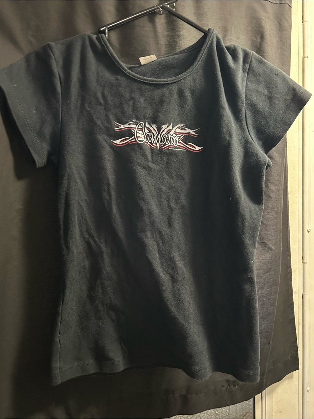 Women’s Black Camaro Graphic Short-Sleeve Tee